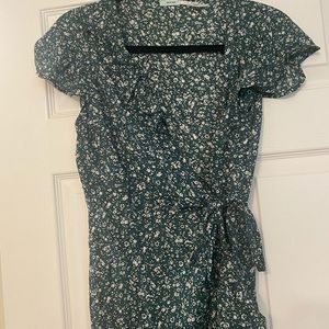 Kimchi blue midi wrap dress